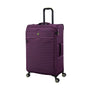 Circulator 28" Softside Checked 8 Wheel Expandable Spinner (Italian Plum)
