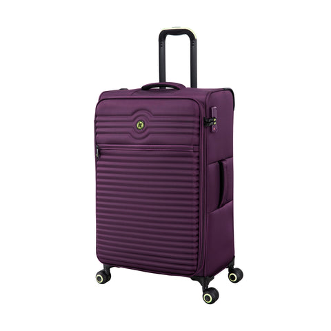 Circulator 28" Softside Checked 8 Wheel Expandable Spinner (Italian Plum)