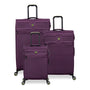 Circulator 3 Piece Softside 8 Wheel Expandable Spinner Luggage Set (Italian Plum)