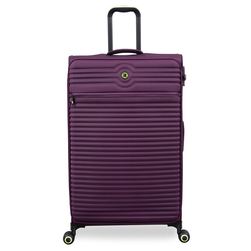 Circulator 3 Piece Softside 8 Wheel Expandable Spinner Luggage Set (Italian Plum)