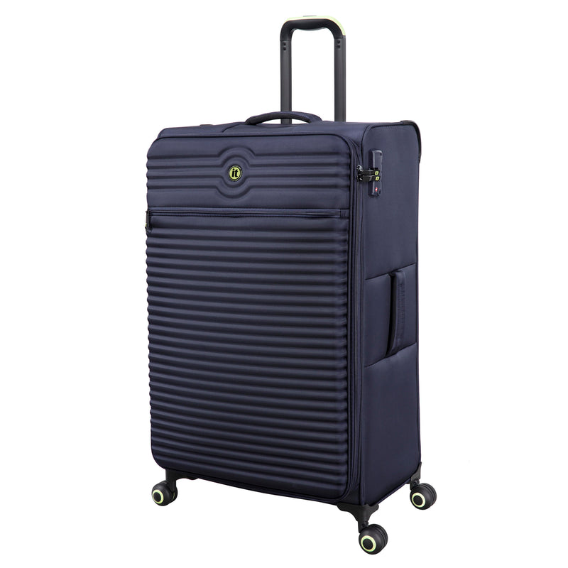 Circulator 3 Piece Softside 8 Wheel Expandable Spinner Luggage Set (Maritime Blue)