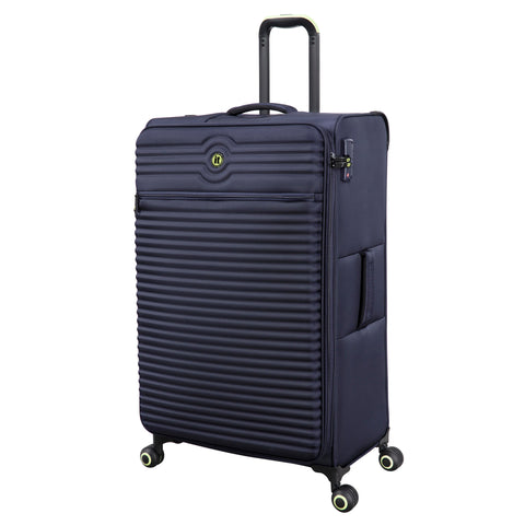 Circulator 32" Softside Checked 8 Wheel Expandable Spinner (Maritime Blue)