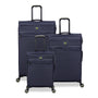 Circulator 3 Piece Softside 8 Wheel Expandable Spinner Luggage Set (Maritime Blue)