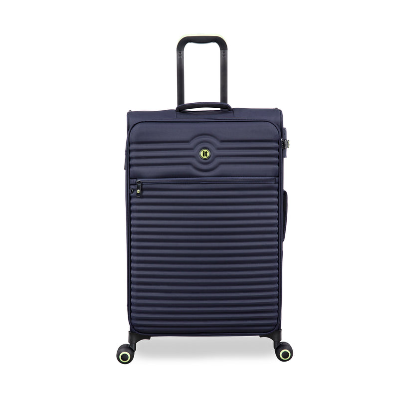Circulator 3 Piece Softside 8 Wheel Expandable Spinner Luggage Set (Maritime Blue)