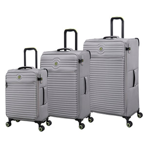 Circulator 3 Piece Softside 8 Wheel Expandable Spinner Luggage Set (Elephant Skin)