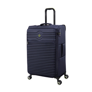 Circulator 28" Softside Checked 8 Wheel Expandable Spinner (Maritime Blue)
