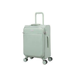 Lustrous Luxe 22" Softside Carry-On 8 Wheel Spinner (Desert Sage)