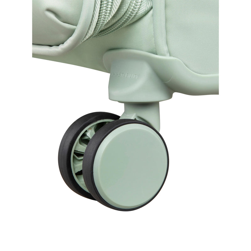 Lustrous Luxe 3 Piece Softside 8 Wheel Spinner Set (Desert Sage)