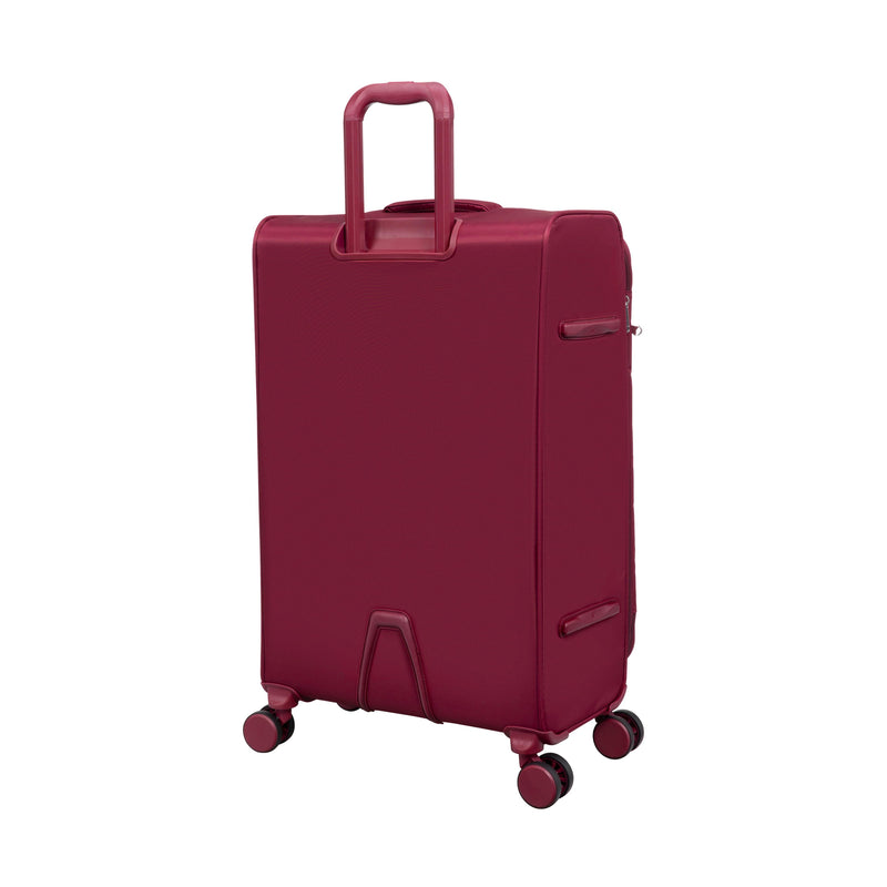Lustrous Luxe 32" Softside Checked 8 Wheel Spinner (French Port)