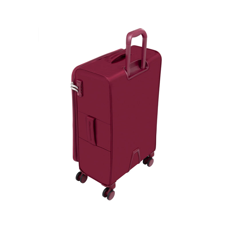 Lustrous Luxe 28" Softside Checked 8 Wheel Spinner (French Port)