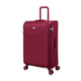 Lustrous Luxe 28" Softside Checked 8 Wheel Spinner (French Port)