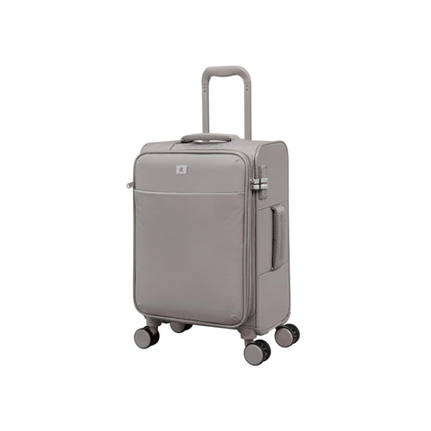 Lustrous Luxe 22" Softside Carry-On 8 Wheel Spinner (Moon Rock)