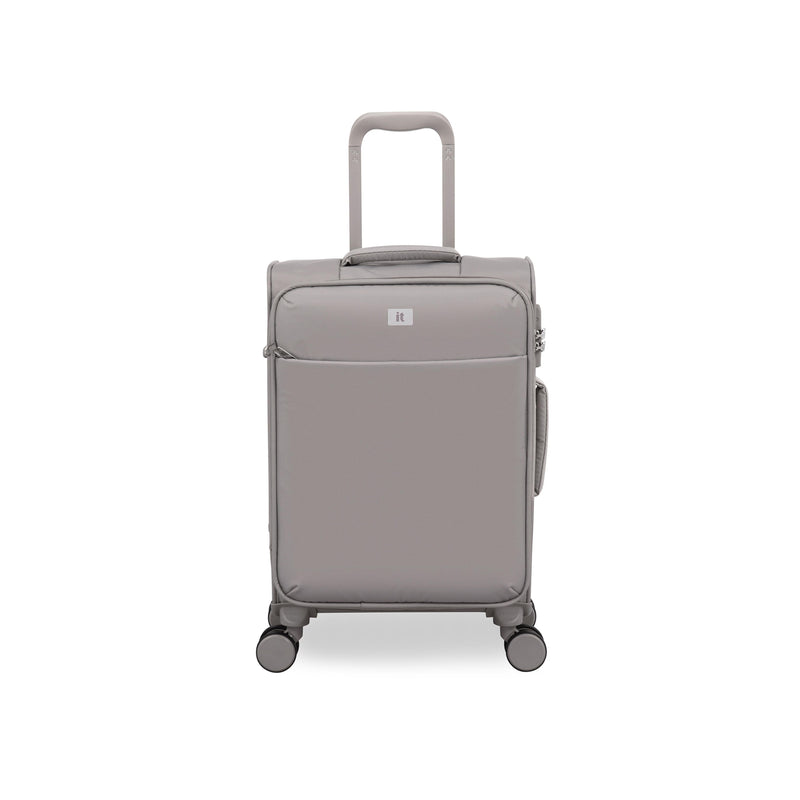 Lustrous Luxe 22" Softside Carry-On 8 Wheel Spinner (Moon Rock)
