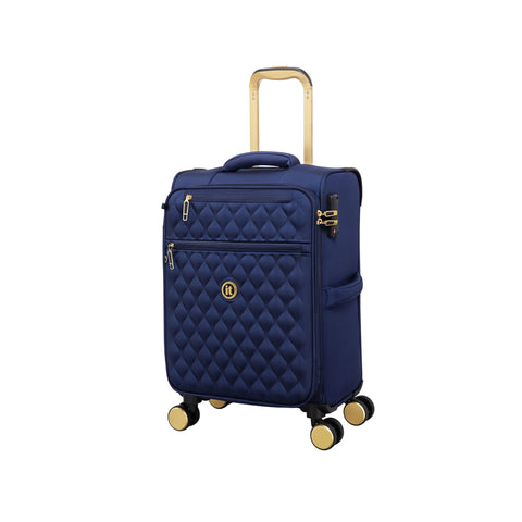 Glimmering 22" Softside Carry-On 8 Wheel Spinner (Ocean Cavern)