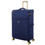 Glimmering 3 Piece Softside 8 Wheel Spinner Luggage Set (Ocean Cavern)