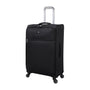 Decisive 27" Softside Checked 4 Wheel Spinner (Black)