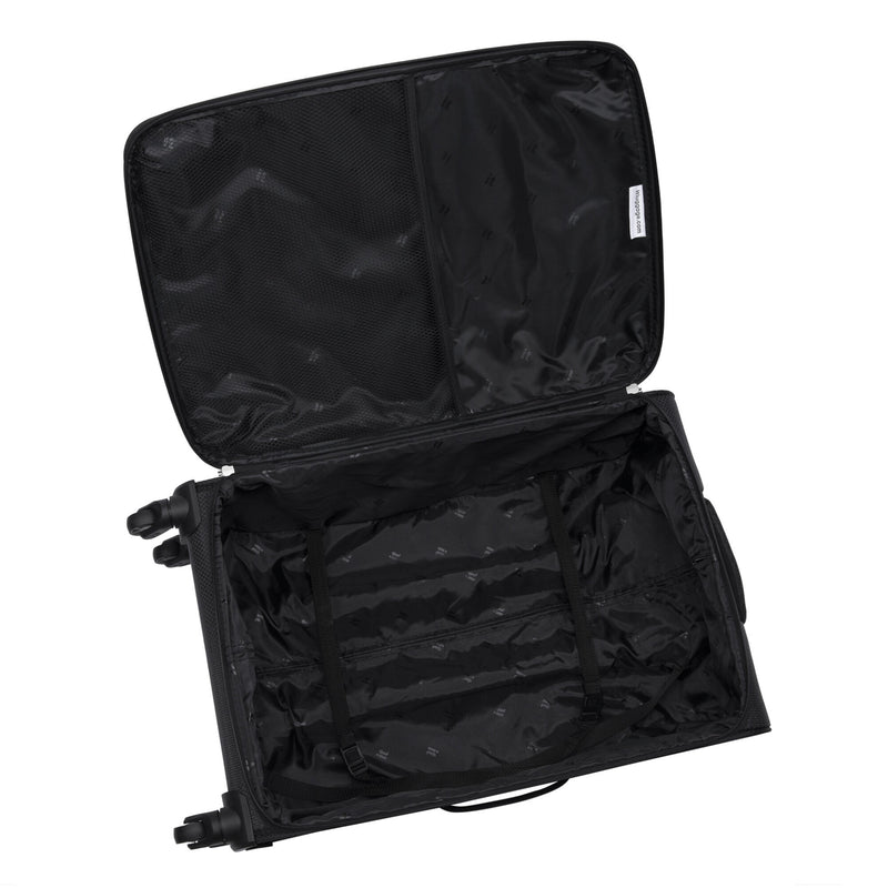 Decisive 27" Softside Checked 4 Wheel Spinner (Black)