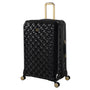 Florita 3 Piece Hardside 8 Wheel Expandable Spinner Set (Black)