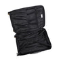 Florita 3 Piece Hardside 8 Wheel Expandable Spinner Set (Black)