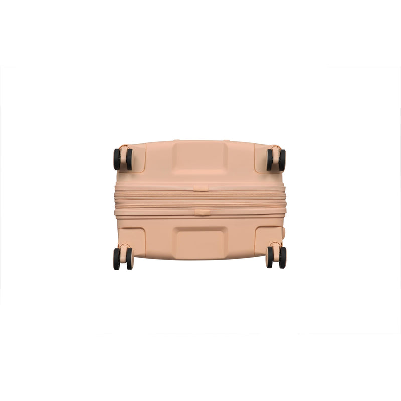 Unanimous 3 Piece Hardside 8 Wheel Expandable Spinner Set (Apricot)