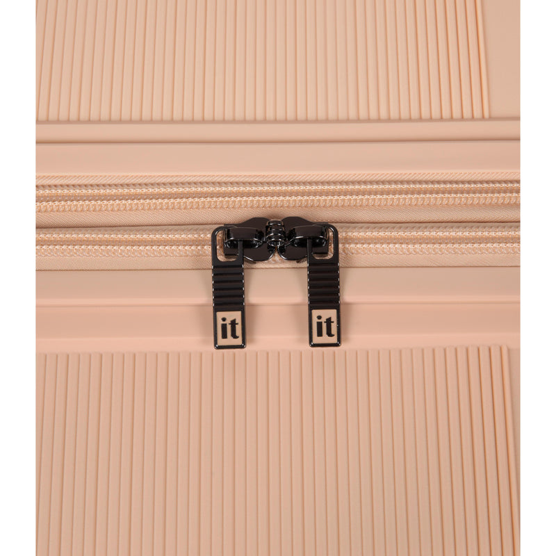 Unanimous 3 Piece Hardside 8 Wheel Expandable Spinner Set (Apricot)