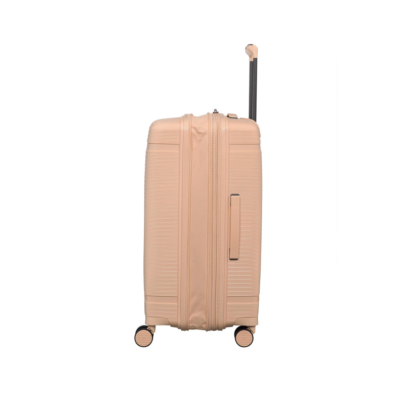 Unanimous 3 Piece Hardside 8 Wheel Expandable Spinner Set (Apricot)