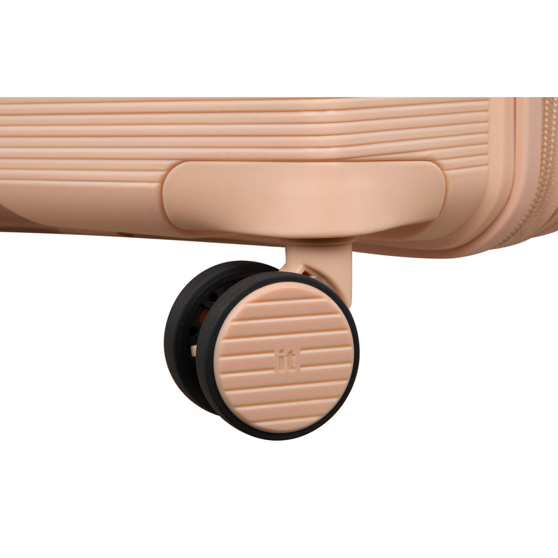 Unanimous 3 Piece Hardside 8 Wheel Expandable Spinner Set (Apricot)