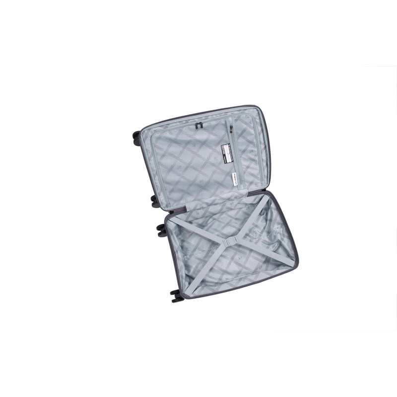 Unanimous 3 Piece Hardside 8 Wheel Expandable Spinner Set (Charcoal)