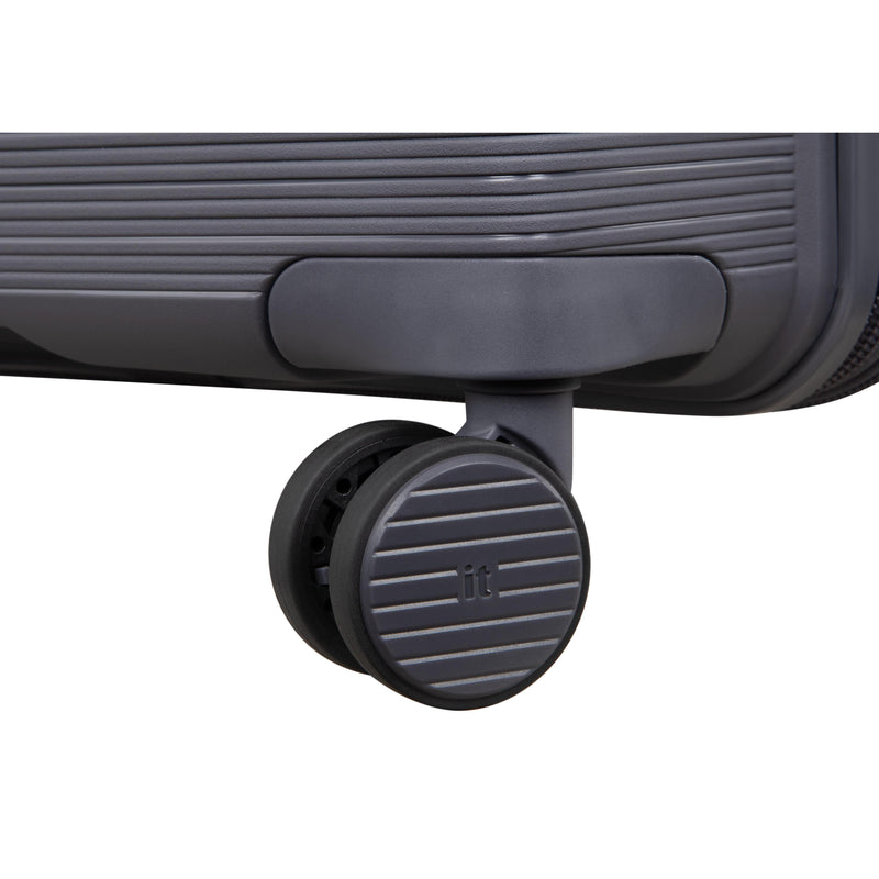 Unanimous 3 Piece Hardside 8 Wheel Expandable Spinner Set (Charcoal)