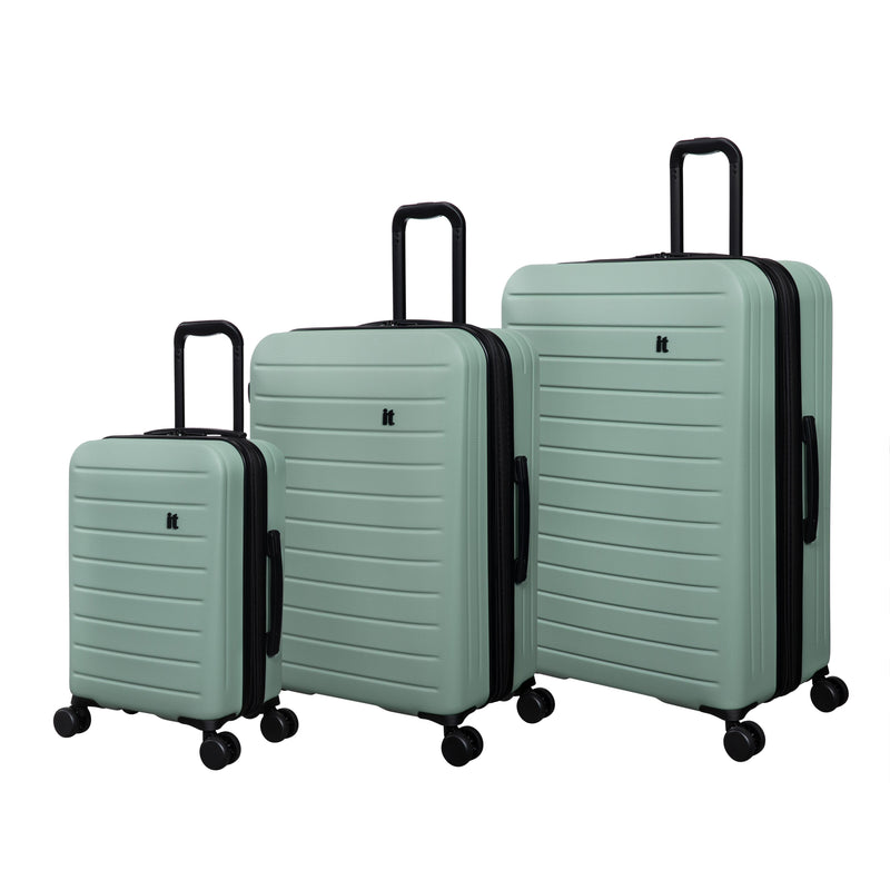 Legion 3 Piece Hardside 8 Wheel Expandable Spinner Set (Iceberg Green)