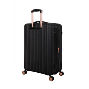 Luxuriant 21" Hardside Carry-On 8 Wheel Expandable Spinner (Black)