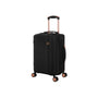 Luxuriant 21" Hardside Carry-On 8 Wheel Expandable Spinner (Black)