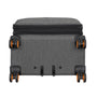 BRITBAG Sandbank 3 Piece Softside 8 Wheel Expandable Spinner Set (Charcoal)