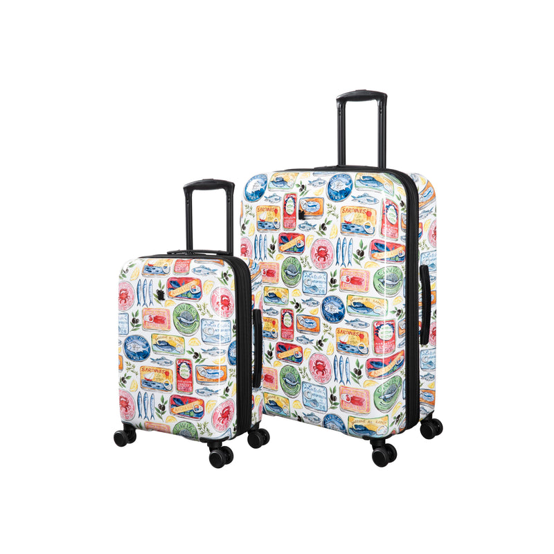 Sheen 2 Piece Hardside 8 Wheel Expandable Spinner Set (Madisons Euro Summer)