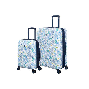 Sheen 2 Piece Hardside 8 Wheel Expandable Spinner Set (Amalfi Blue)
