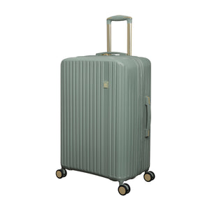 Luxuriant 27" Hardside Checked 8 Wheel Expandable Spinner (Iceberg Green)