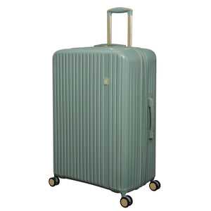 Luxuriant 31" Hardside Checked 8 Wheel Expandable Spinner (Iceberg Green)