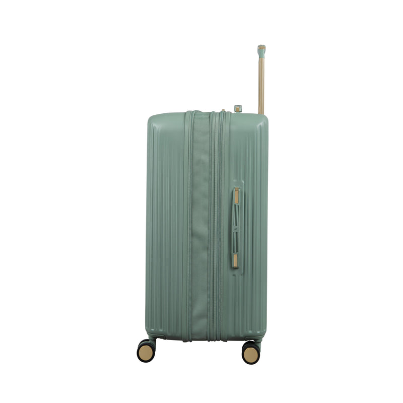 Luxuriant 31" Hardside Checked 8 Wheel Expandable Spinner (Iceberg Green)