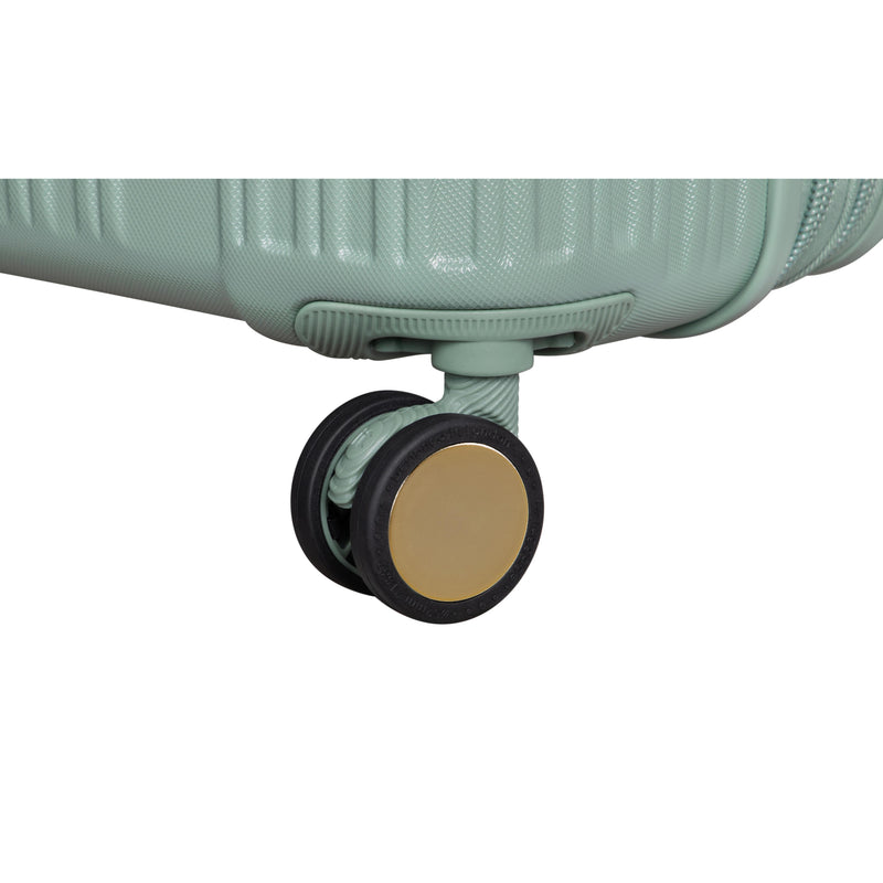 Luxuriant 31" Hardside Checked 8 Wheel Expandable Spinner (Iceberg Green)