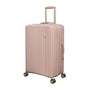 Luxuriant 3 Piece Hardside 8 Wheel Expandable Spinner Set (Rose Sand)