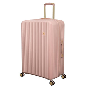 Luxuriant 31" Hardside Checked 8 Wheel Expandable Spinner (Rose Sand)