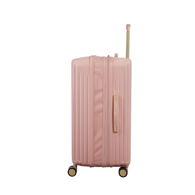 Luxuriant 21" Hardside Carry-On 8 Wheel Expandable Spinner (Rose Sand)
