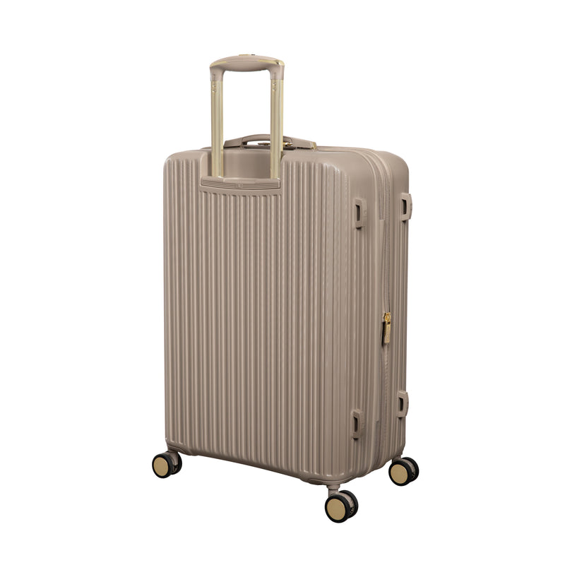 Luxuriant 21" Hardside Carry-On 8 Wheel Expandable Spinner (Vintage Grey)