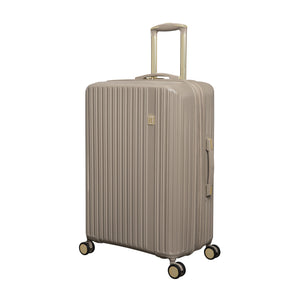 Luxuriant 27" Hardside Checked 8 Wheel Expandable Spinner (Vintage Grey)