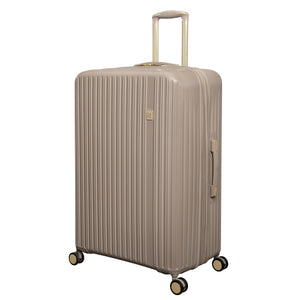 Luxuriant 31" Hardside Checked 8 Wheel Expandable Spinner (Vintage Grey)