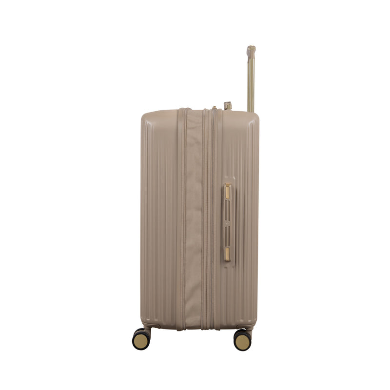 Luxuriant 21" Hardside Carry-On 8 Wheel Expandable Spinner (Vintage Grey)