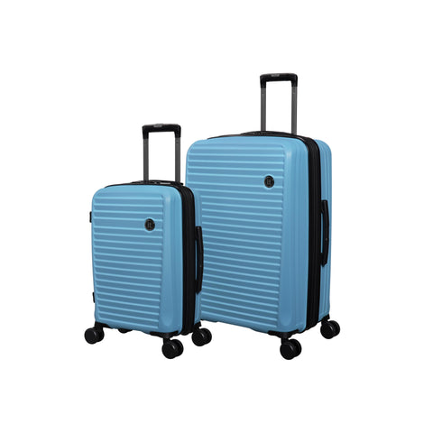 Sensational 2 Piece Hardside 8 Wheel Expandable Spinner Set (Air Blue)