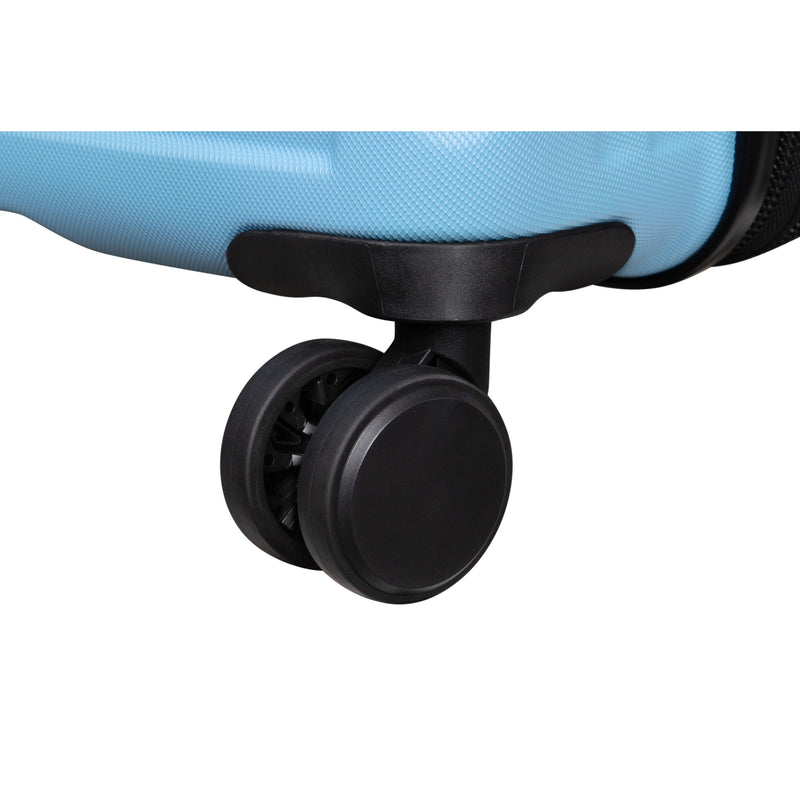 Sensational 2 Piece Hardside 8 Wheel Expandable Spinner Set (Air Blue)