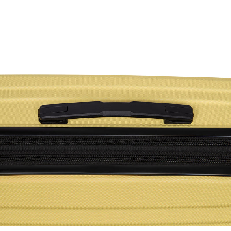 Sensational 2 Piece Hardside 8 Wheel Expandable Spinner Set (Mellow Yellow)