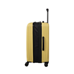 Sensational 2 Piece Hardside 8 Wheel Expandable Spinner Set (Mellow Yellow)